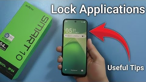 Infinix Smart 10 - How to Lock Apps Built in App Lock
