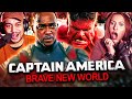 CAPTAIN AMERICA: BRAVE NEW WORLD (2025) MOVIE REACTION - CAP V RED HULK! - FIRST TIME WATCHING