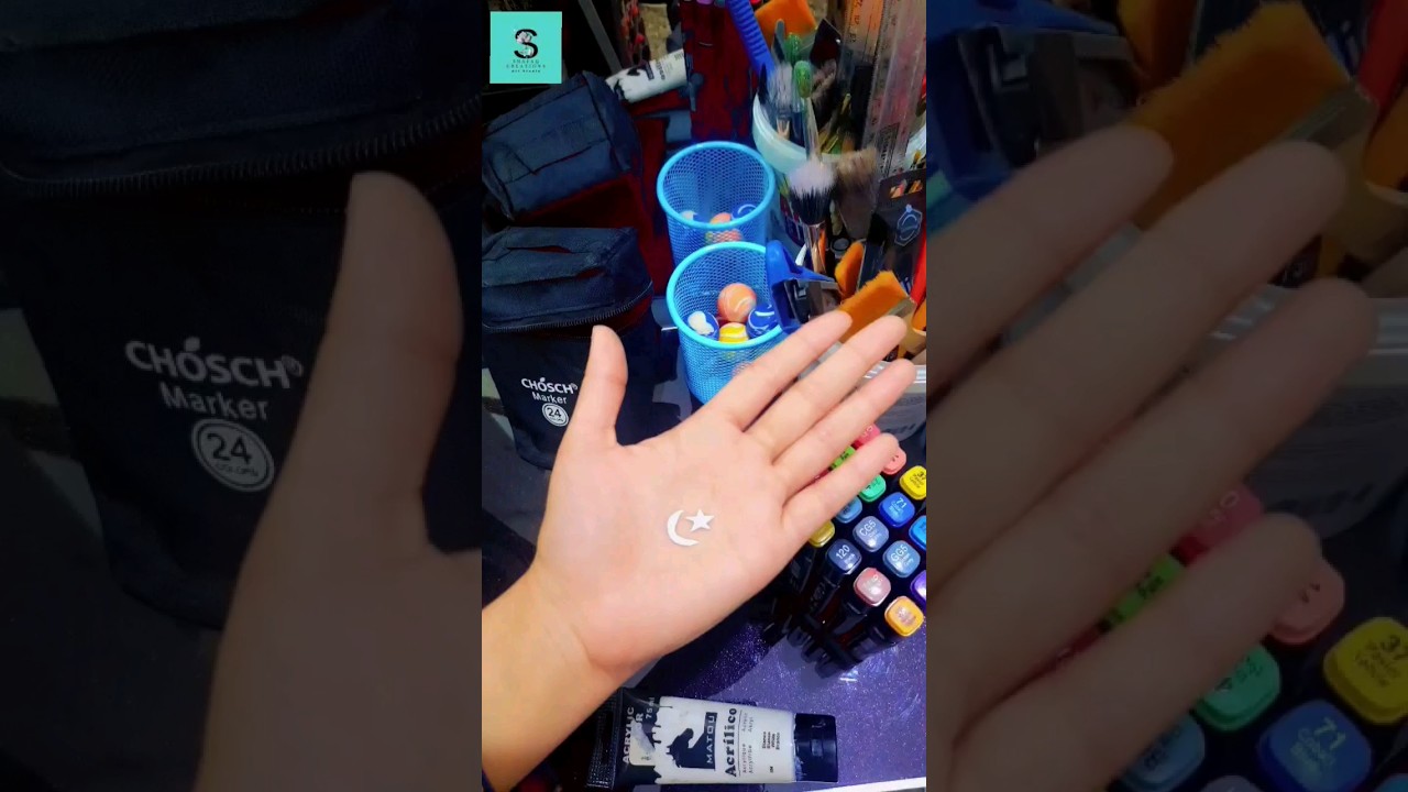 Pakistan's Flag Art Idea 🇵🇰 