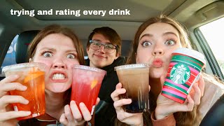 TRYING AND RATING EVERY CHRISTMAS DRINK