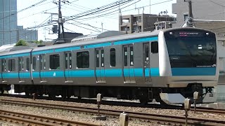 JR京浜東北線E233系ウラ117編成快速南浦和行き 大森－蒲田にて