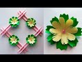 Simple and beautiful Paper flower wall hanging / Diy paper flower wall hanging / Easy Home decor