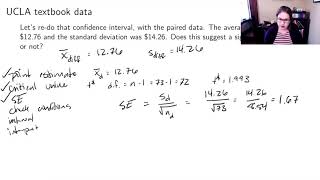 Inference for paired data (2 of 2)