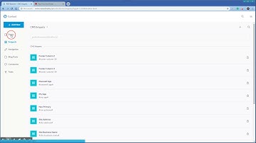 Adding widgets with CMS snippets