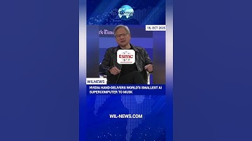 🤖🚀 Nvidia CEO Jensen Huang delivered the new DGX #Nvidia #SpaceX #ElonMusk #AI #TechNews #Innovation