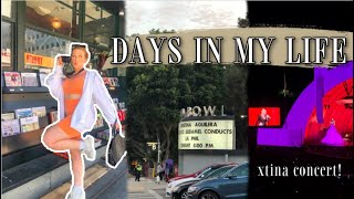 DAYS IN MY LIFE | cute LA brunch spot, picking out outfits, XTINA concert at the Hollywood bowl