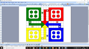 How to create Ludo in MS Word | Ludo Design | Code with Nizami.