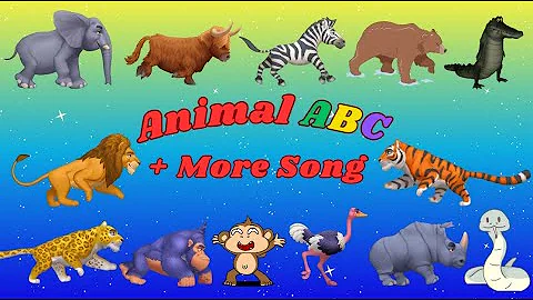 ABC Animals Song + Farm Animals Sounds Song + More Song | Kids TV
