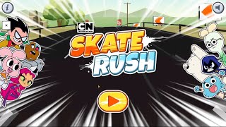 Gumball Vs Ben 10 Who Win | Cartoon Network Skate Rush Game screenshot 2
