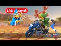 Link vs Kamek (No Commentary) | Mario Kart 8 Deluxe