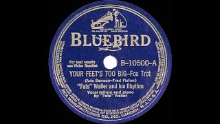 1939 HITS ARCHIVE: Your Feet’s Too Big - Fats Waller Resimi