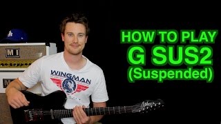 how to play g sus2 (suspended)