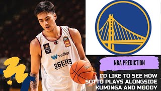 Kai Sotto will sign with the Warriors Summer League Team | NBA Prediction