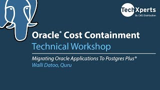 Demo: Migrating Oracle Applicatations To Postgres Plus - TechXperts
