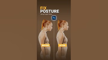 Photoshop Tutorial 2025 - Fix Posture Easily! 👩 #shorts