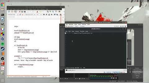 Scheduling scripts with cron daemon