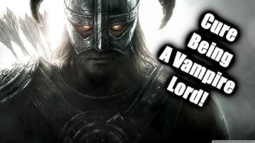 Skyrim: Dawnguard DLC: How to cure being a Vampire Lord - Rising at Dawn method!