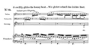Ludwig van Beethoven – 25 Scottish Songs, Op. 108: 19. O Swiftly Glides the Bonny Boat
