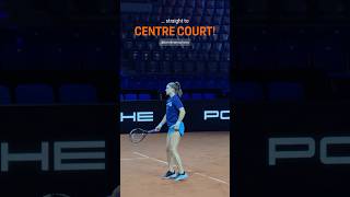 Karolina Muchova Straight To The Centre Court #tennis #karolinamuchova #shorts #wta