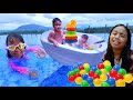 Vlog Liburan Riska Rafisqy Seharian Jagain Bayi Lucu Berenang Main Air Mandi Bola Warna Donat Bebek