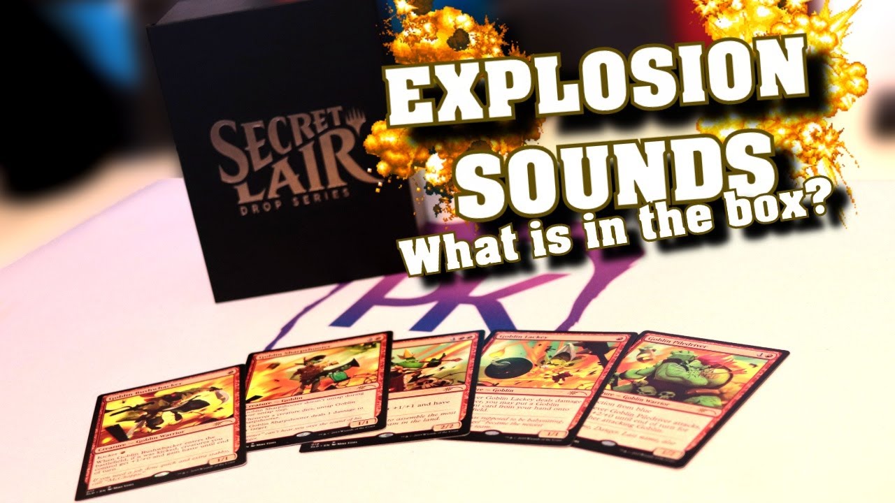 Magic MTG SECRET LAIR GOBLINS Explosion Sounds Set of 5 Cards Lackey, King, +