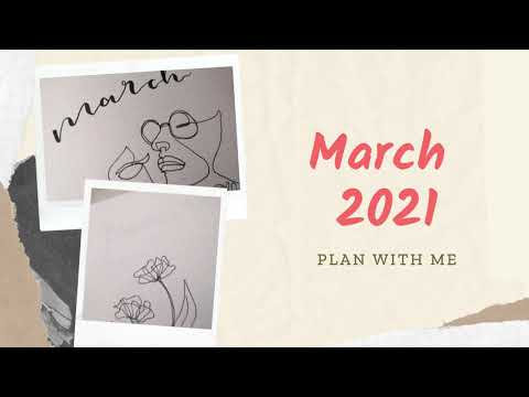 March 2021 Bullet Journal Setup | Plan With Me | 2021年3月份子弹笔记设定排版 | 马来西亚手帐爱好者