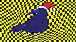 Mr Weebls Advent Colander 2021- Festive Crow