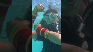 Scuba Diving at Maldives #shorts #short #scubadiving