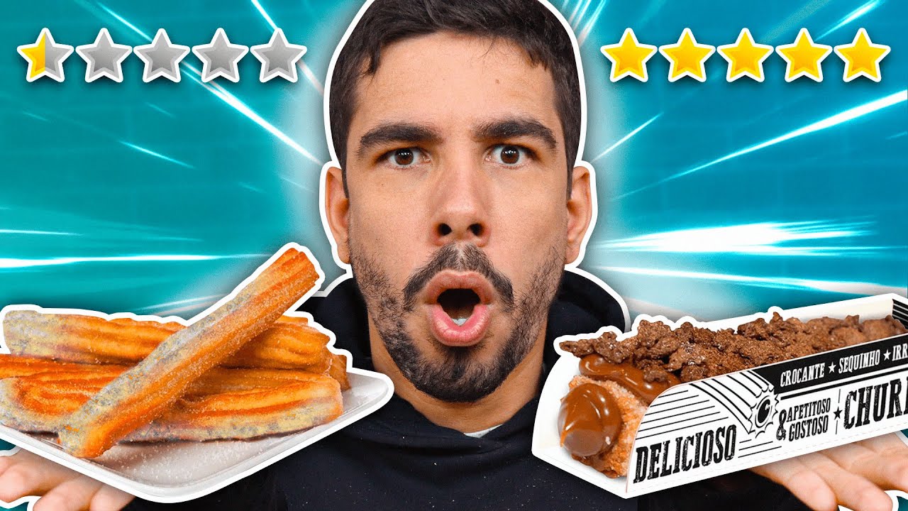 Pior Avaliado vs. Melhor Avaliado (Churros)