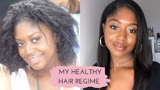 MY HAIR CARE REGIME - How to Grow Healthy, Relaxed Hair | Healthy Hair Junkie