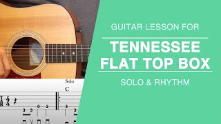 Video thumbnail of "Tennessee Flat Top Box - Guitar Lesson - Johnny Cash"