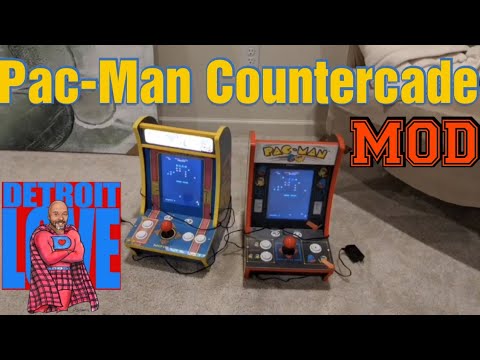 Arcade1up Pac-Man Countercade Mod from Detroit Love