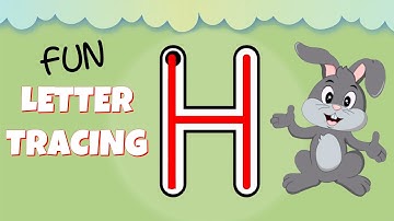 How to Write the Uppercase Letter H - Uppercase Alphabet for Kids