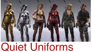 MGSV: Phantom Pain - All Quiet Uniforms and Weapons (Metal Gear Solid 5)