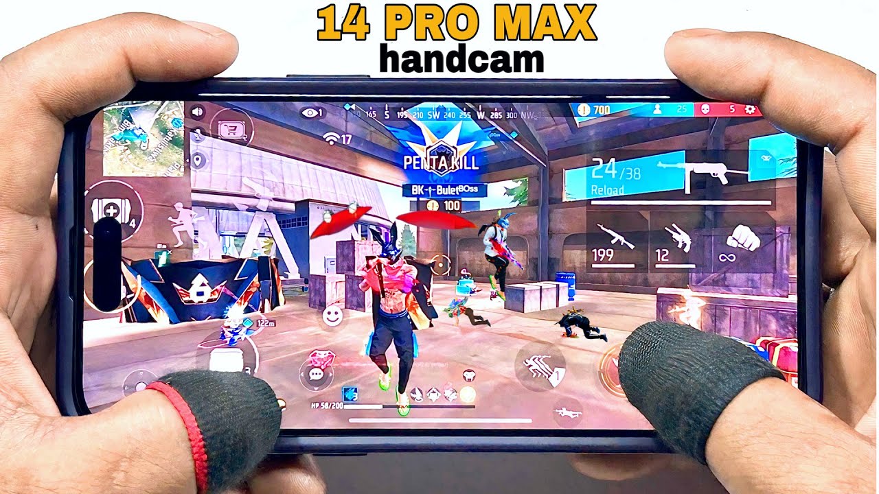 28+ Kill In iPhone 14 Pro max Solo Vs Squad Full Handcam Gameplay+60fps ...