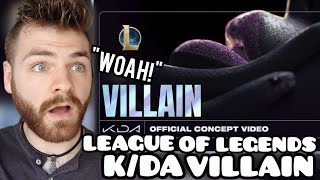 First Time Hearing K/DA "VILLAIN" | League of Legends OST | Reaction