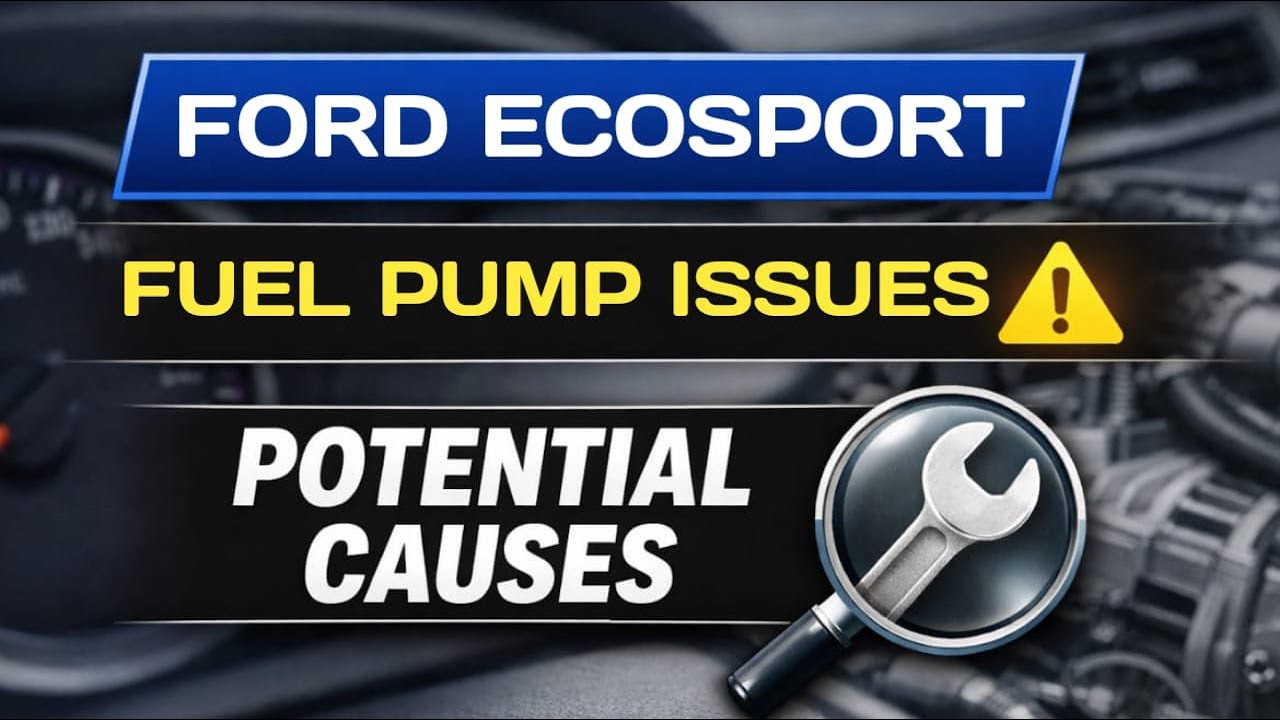Проблемы с топливным насосом Ford EcoSport – объяснение возможных причин.