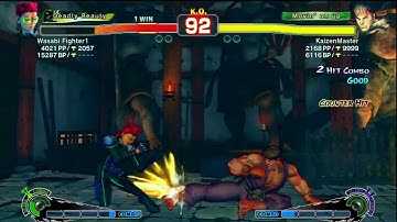 SSF4 AE 2012 - Wasabi Fighter1 (C Viper) Vs KaizenMaster (Ryu) - Casuals 03.22.13  - G1