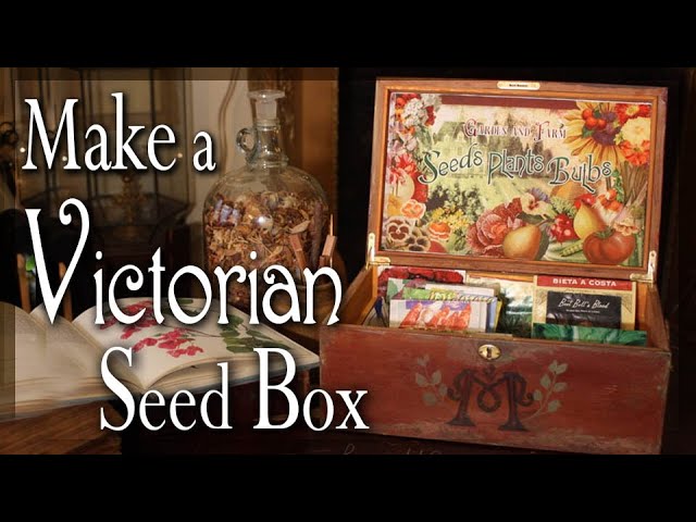In the Potting Shed: Growing a Vintage Seed Box! – Home is Where