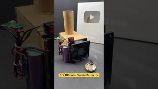 DIY DCmotor Smoke Extractor | #short #dcmotor #tech #diy #motorbuilding