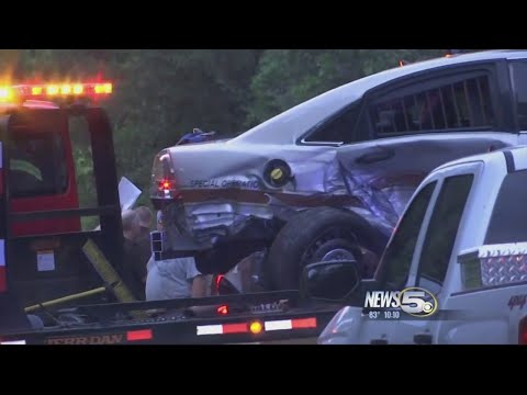 Baldwin County Courthouse - High-speed chase ends in a crash in Baldwin County
