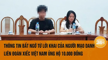 Thông tin bất ngờ từ lời khai của người mạo danh Liên đoàn Xiếc VN ủng hộ từ thiện 10.000 đồng