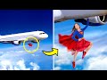 15 Formas de Escabullir Superhéroes a un Avión