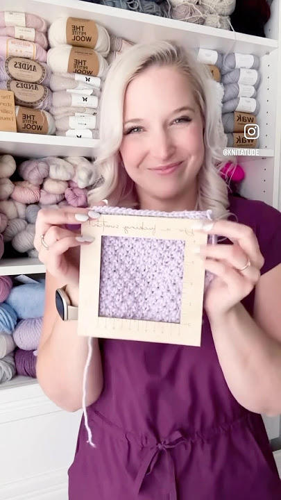Pro-tip: cast on more stitches and work rows than the pattern calls for 🥰