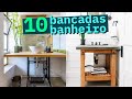 10 BANCADAS PARA BANHEIRO BARATAS e FÁCEIS DE FAZER