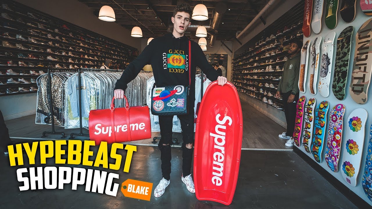 Hypebeast Shopping For Expensive Supreme YouTube
