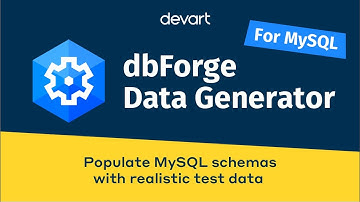 MySQL Data Generator for Random Test Data Producing