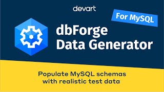 MySQL Data Generator for Random Test Data Producing