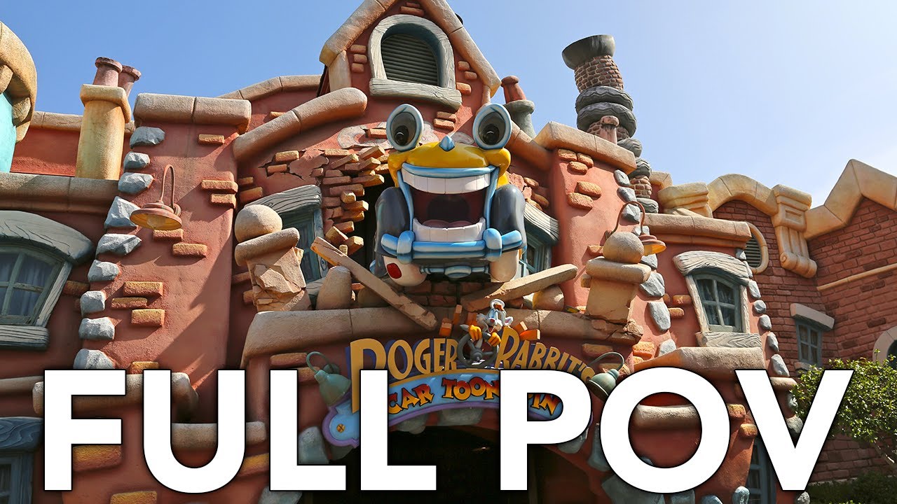 POV of Roger Rabbit's Car Toon Spin at Disneyland - YouTube