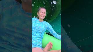 💚 Green Tube 💚 Water Slide 💦 At Vana Nava Hua Hin 🇹🇭